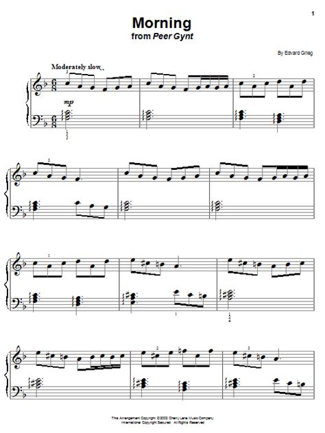For your search query edvard grieg peer gynt morning mood mp3 we have found 1000000 songs matching your query but showing only top 20 now we recommend you to download first result edvard grieg quot peer gynt morning mood quot mp3. Morning (from Peer Gynt Suite No.1) Sheet Music | Edvard ...
