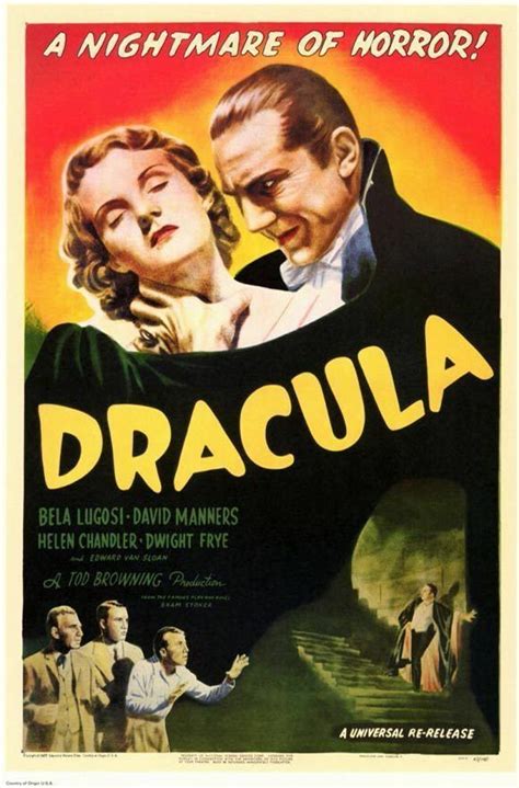 Dracula 1931 Film Movie Cinema Show Metal Tin Sign Poster Etsy