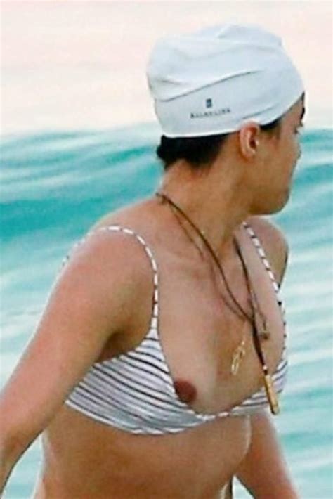 Michelle Rodriguez Nip Slip Photos Nude Celebrity Photos