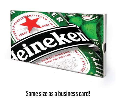 Heineken Business Card Video Book Closed Custom Video Books