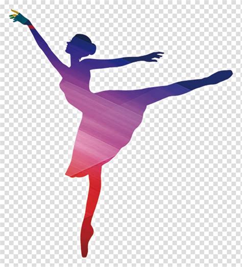Blue And Red Ballet Dancer Illustration Dancing Girl Ballet Dancer