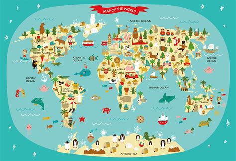 Pretty Lovely World Map Aj Wallpaper