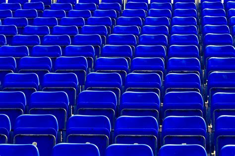 Sports Stadium Seats Royalty Free Stock Photo