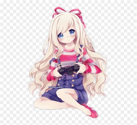 Animes Png Gamer Cute Anime Girl Clipart 4693220 Pikpng