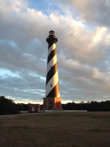 Cape Hatteras Lighthouse In Sunset Sunset Dances On The Ca Flickr