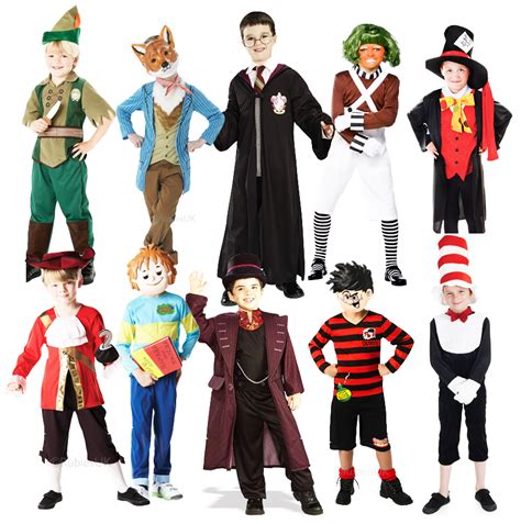 Boys Story Book Week Characters Fancy Dress World Book Day Kids Childs