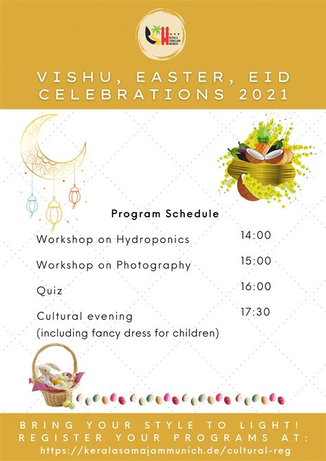 Easter Vishu Eid Celebrations Kerala Samajam Munich