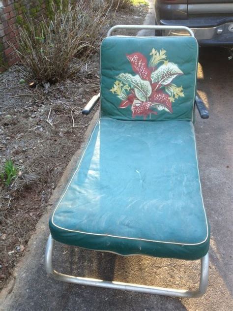 Vintage 40s Or 50s Aluminum Lounger Saved From The Metal Scrapyard