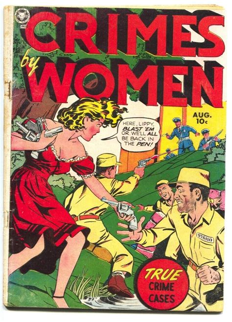 crimes by women 15 rare last issue spicy gga violence trimmed comic books golden age fox