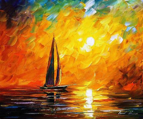 Dusk Of Nature Palette Knife Oil Painting On Canvas By Leonid Afremov 93012 Hot Sex Picture