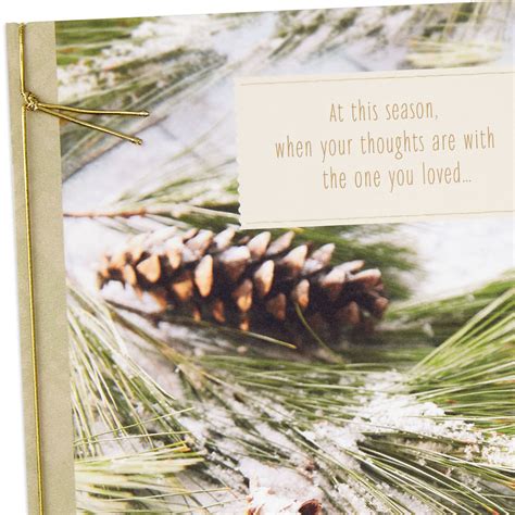 My Thoughts Are With You Christmas Sympathy Card Greeting Cards Hallmark