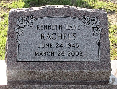 Kenneth Lane Rachels (1945-2003) - Find a Grave Memorial
