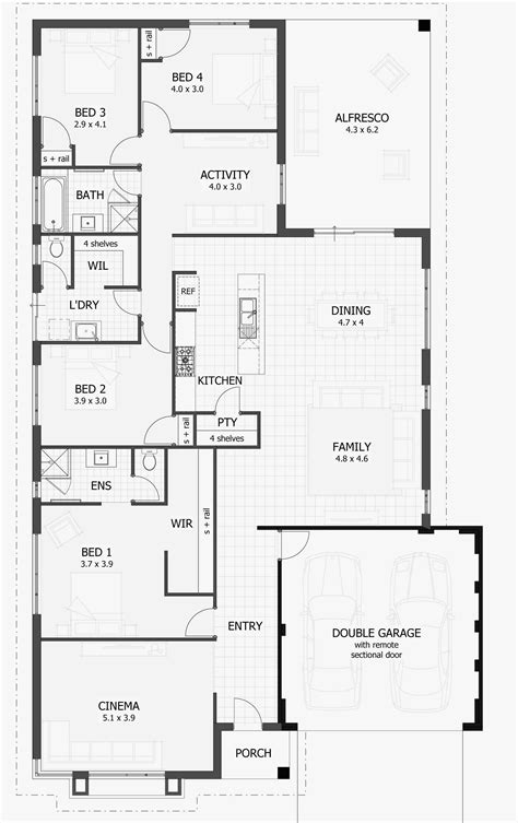 Floor plans are visual representations of a home's layout from above. Open Floor Plan House Plans 2020 - hotelsrem.com