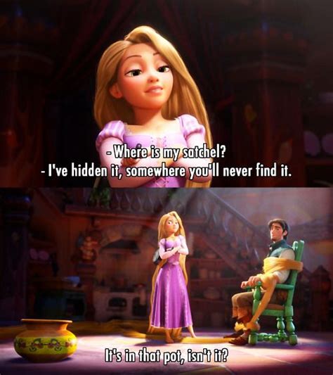 Flynn And Rapunzel In Tangled Funny Disney Jokes Disney Memes Disney