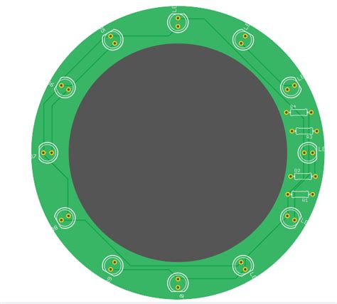 How To Make The Inner Hole On A Circular Pcb Ring Pcb Element14
