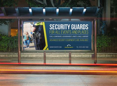 Security Guard Billboard Template By Owpictures On Dribbble