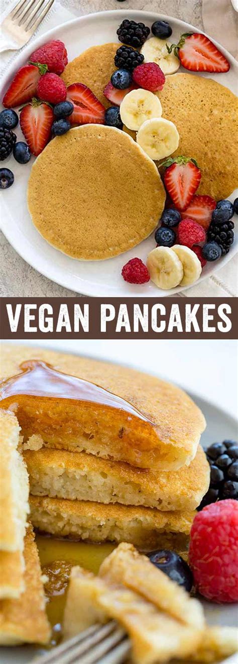 Vegan Pancakes Recipe Jessica Gavin