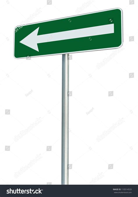 Left Traffic Route Only Direction Sign Stock Photo 110514533 Shutterstock