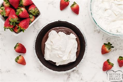 Strawberries And Cream Pie Butter With A Side Of Bread