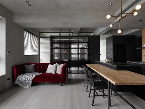 Kc Design Studio Designs A Moody Black Apartment For A