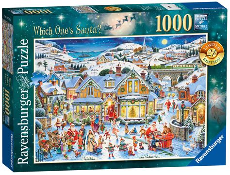 Ravensburger Which Ones Santa 1000pc 2017 Limited Edition Jigsaw