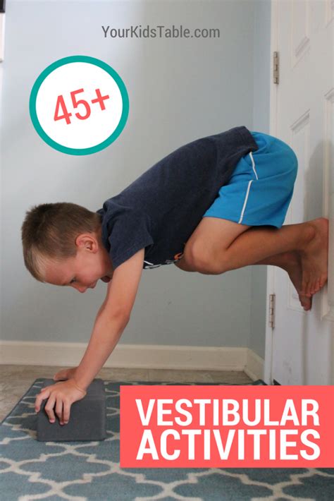 45 Essential Vestibular Activities And Input Ideas Your Kids Table