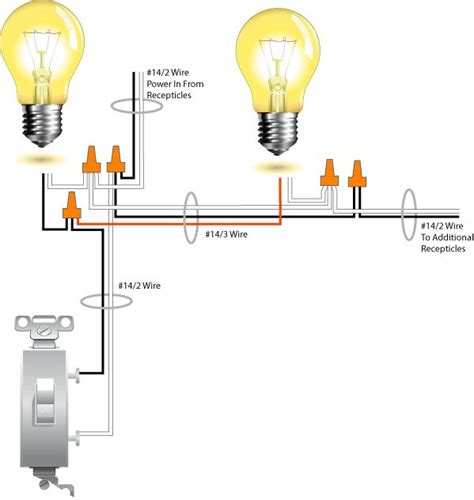 One Switch Multiple Light Wiring Diagram Topro