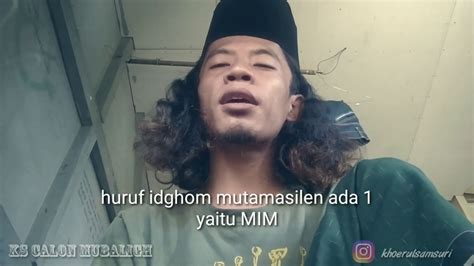 Nadhom Tajwid Sunda Hukuman Mim Paeh Youtube
