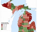 Michigan Population Density Map | My XXX Hot Girl