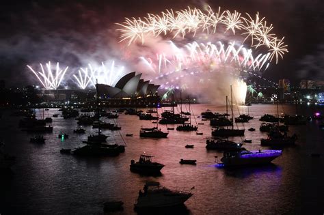 The World Celebrates New Years Eve New Year Fireworks Celebration