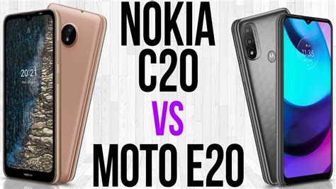 Nokia C20 Vs Moto E20 Comparativo Youtube