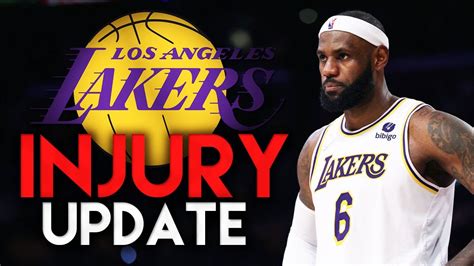 Los Angeles Lakers Huge Update On Lebron James Injury And Return Date Youtube