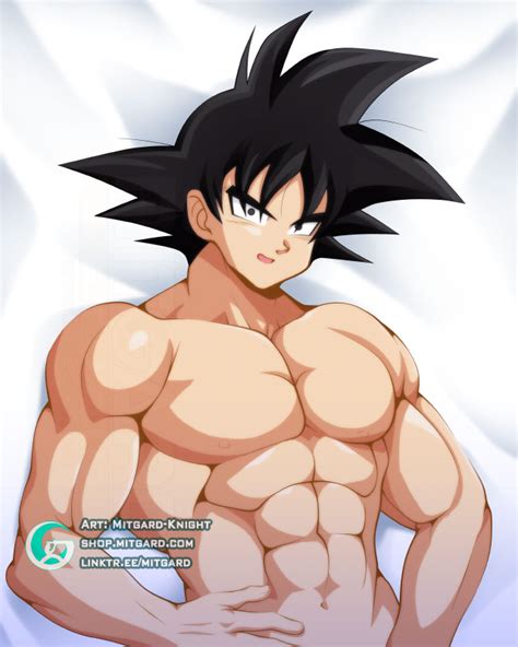 Goku Dragon Ball Dakimakura V2 By Mitgard Knight Hentai Foundry