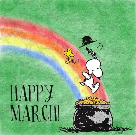 Hello March Happy March Snoopy Pictures Snoopy