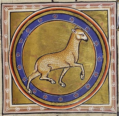 Aberdeen Lamb Aberdeen Bestiary Wikimedia Commons Medieval Art