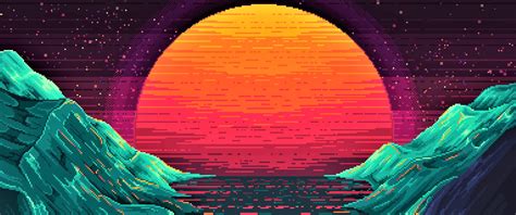 Outrun Sunset Wallpapers Wallpaper Cave