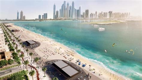 В Дубае открывается новый огромный пляж
