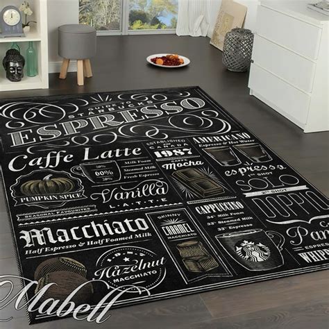 Coffee Themed Kitchen Rugs Etsy