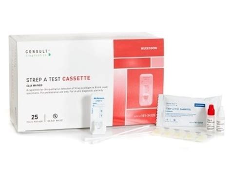 Strep A Test Kit Rapid Test Kit Mckesson Consult Infectious Disease