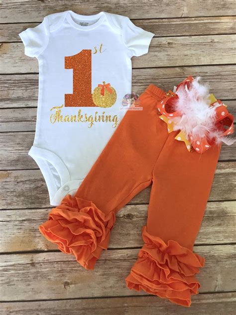 Check spelling or type a new query. First thanksgiving baby outfit, Thanksgiving outfit set ...