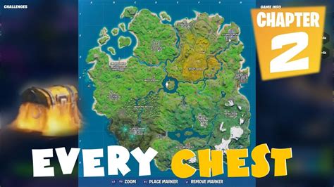The key to your salvation is this a new interactive map which tracks essentially. EVERY POI Chest Location in Fortnite Battle Royale Chapter ...