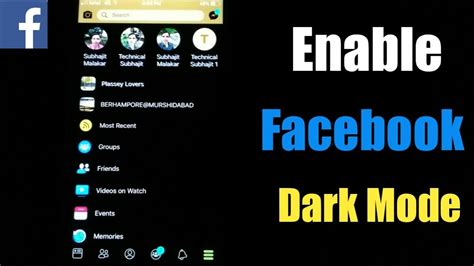 Get minimum 3 pending friend request. How To Enable Dark Mode On Facebook | Facebook Dark Theme ...