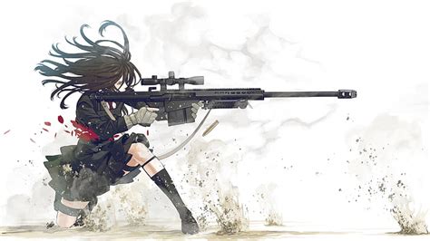Anime Original Sniper Rifle Girl Wallpaper Sniper Girls Anime Hot Sex Picture