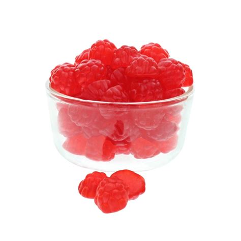 Berry Red Gummy Raspberries Bulk Gretels Candy