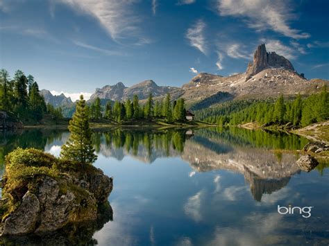 Italienne De Montagne Des Dolomites Fond Décran Bing 1600x1200