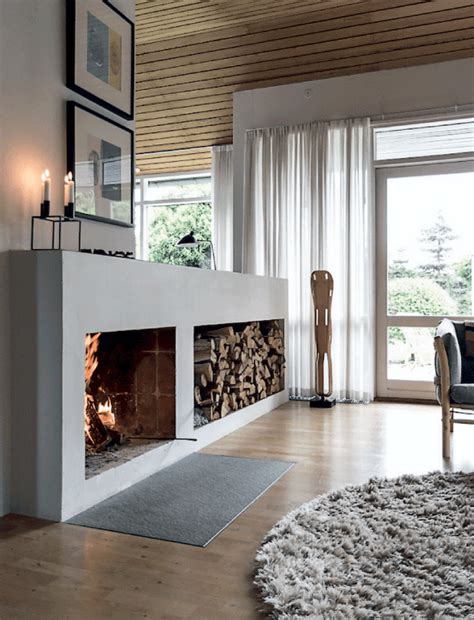 80 Inspiring Scandinavian Fireplace Ideas 55 Home
