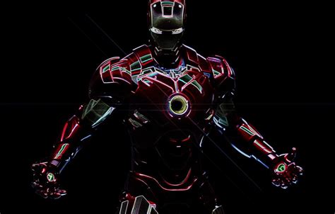 Iron Man Neon Wallpapers Wallpaper Cave