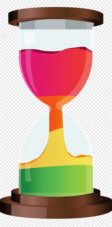 Hourglass Time Hand Painted Hourglass Watercolor Painting 3d