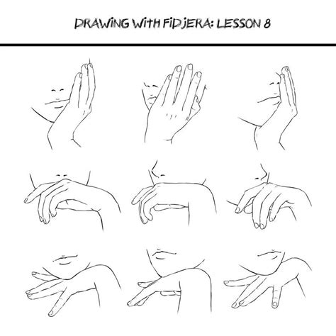 Anatoref — Drawing Hands Referencia Manual Dibujo De Referencia