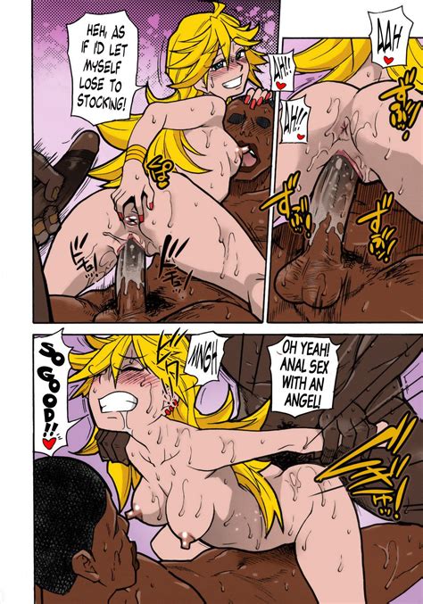 Rule 34 Comic Dialogue Interracial Okina Keikaku Panty And Stocking